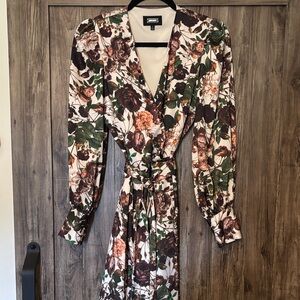 Alexia Admor Floral Long Sleeve Dress